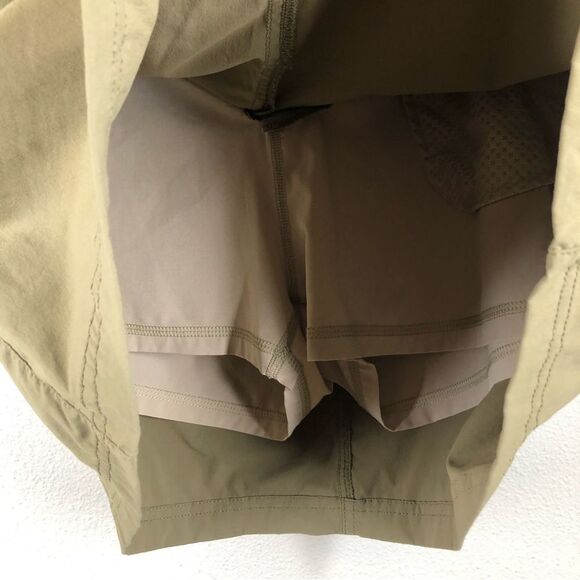 Eddie Bauer First Ascent Skort Skirted Shorts Tan Plus Size 16 Petite - Picture 4 of 7